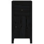 Voir la diapositive 5 : VIDAXL Buffet Noir 40x35x80 cm Bois massif de pin