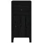 Voir la diapositive 5 : VIDAXL Buffet Noir 40x35x80 cm Bois massif de pin