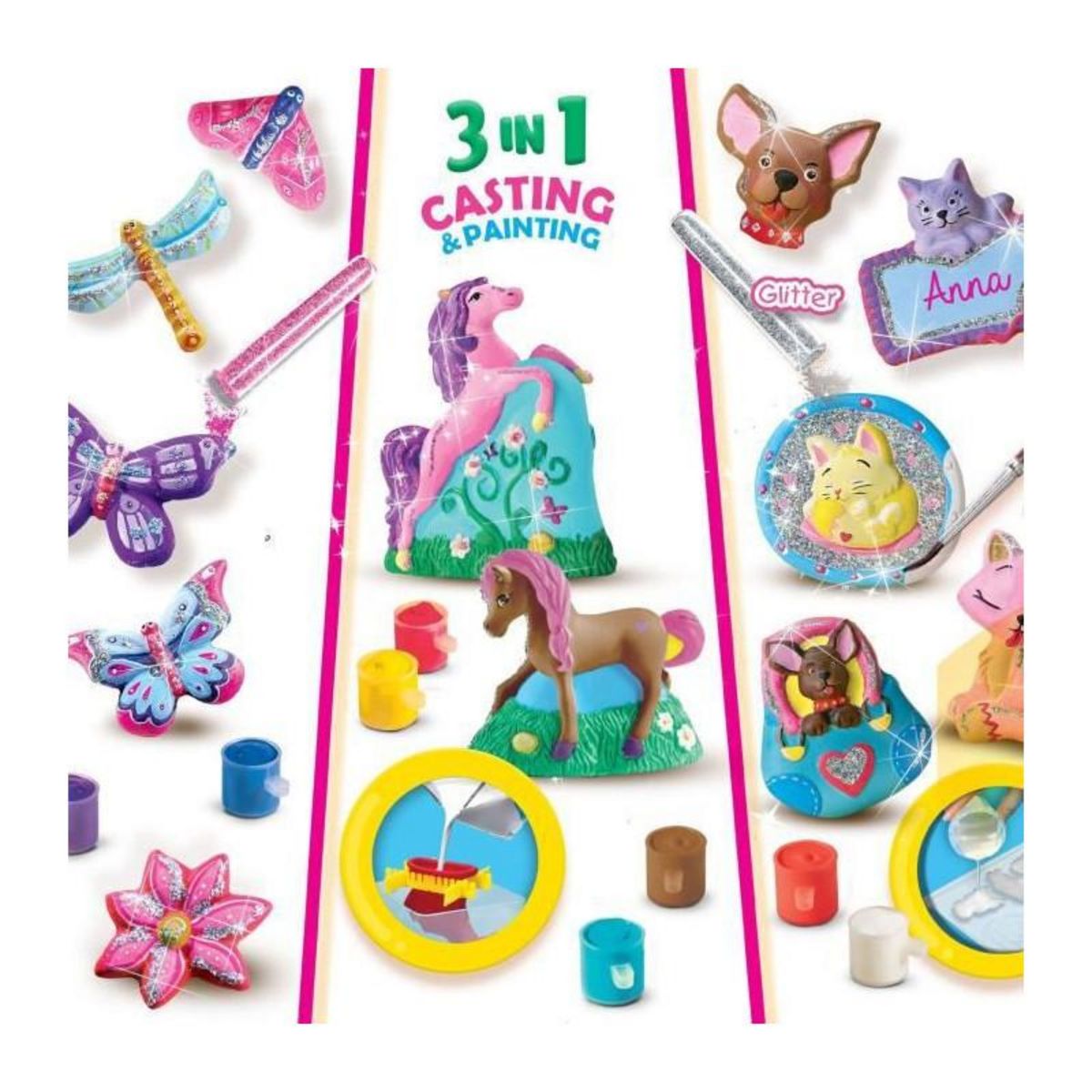 SES Creative SES CREATIVE - Moulage et peinture - 3 en 1