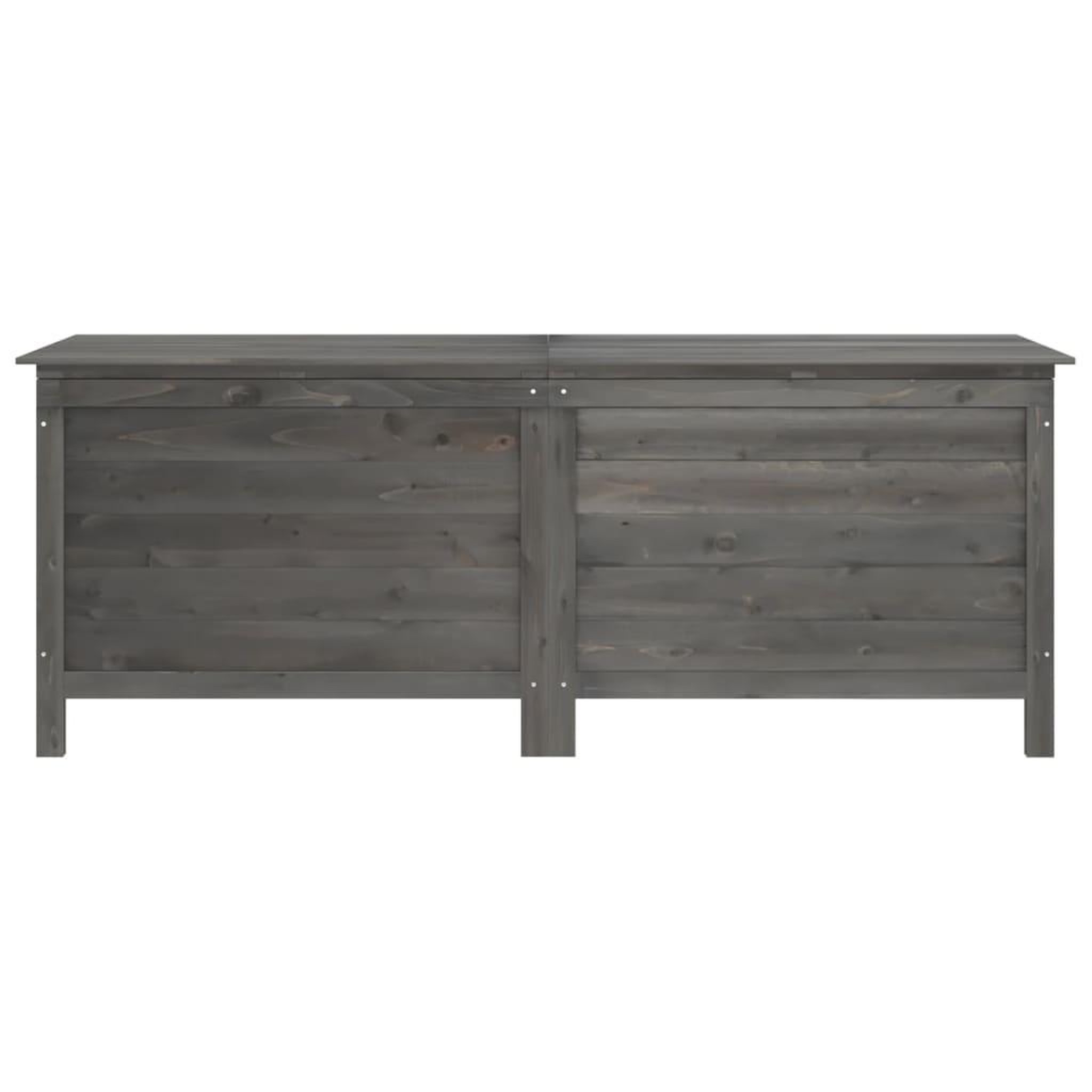 Voir la diapositive 4 : VIDAXL Boîte de rangement de jardin anthracite bois massif sapin