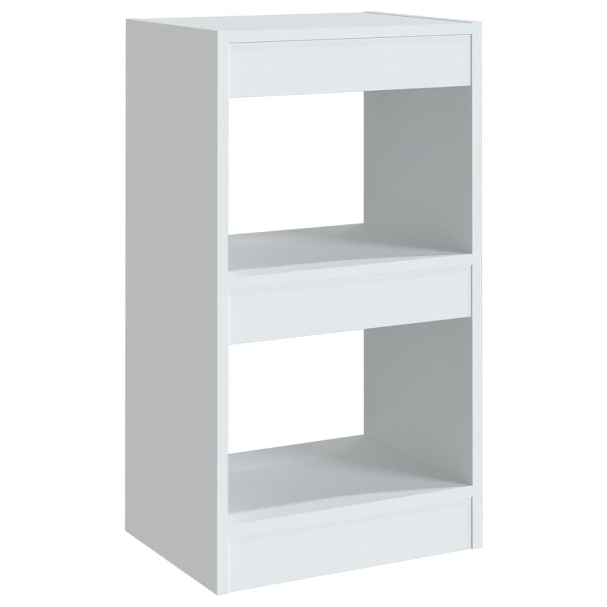 Voir la diapositive 2 : VIDAXL Bibliotheque/Separateur de piece Blanc 40x30x72 cm
