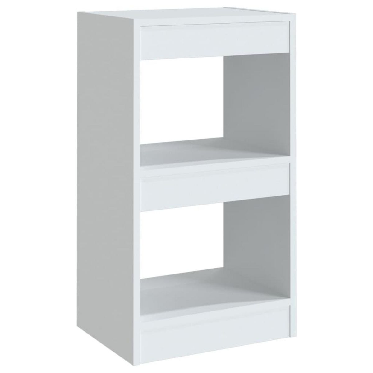 VIDAXL Bibliotheque/Separateur de piece Blanc 40x30x72 cm