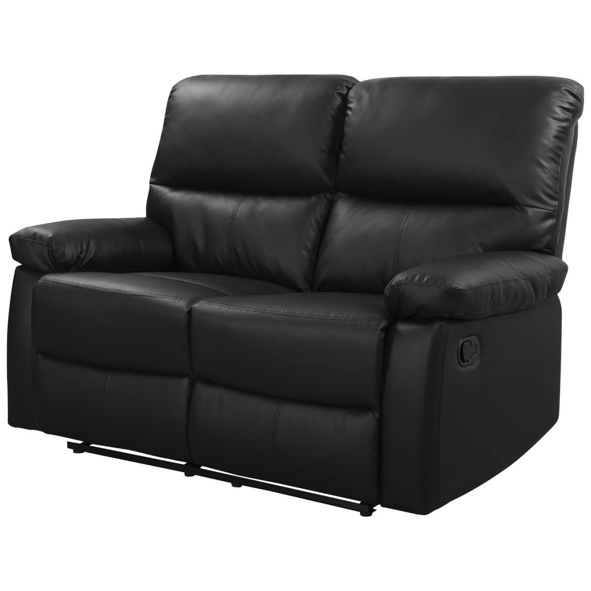 Habitat et Jardin Canapé relax  Lincoln  - 147 x 89 x 103 cm - 2 places - Noir