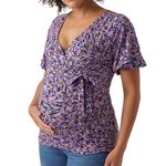 MAMALICIOUS T Shirt De Grossesse Violet/ Femme Mamalicious Wanessa. Coloris disponibles : Rose