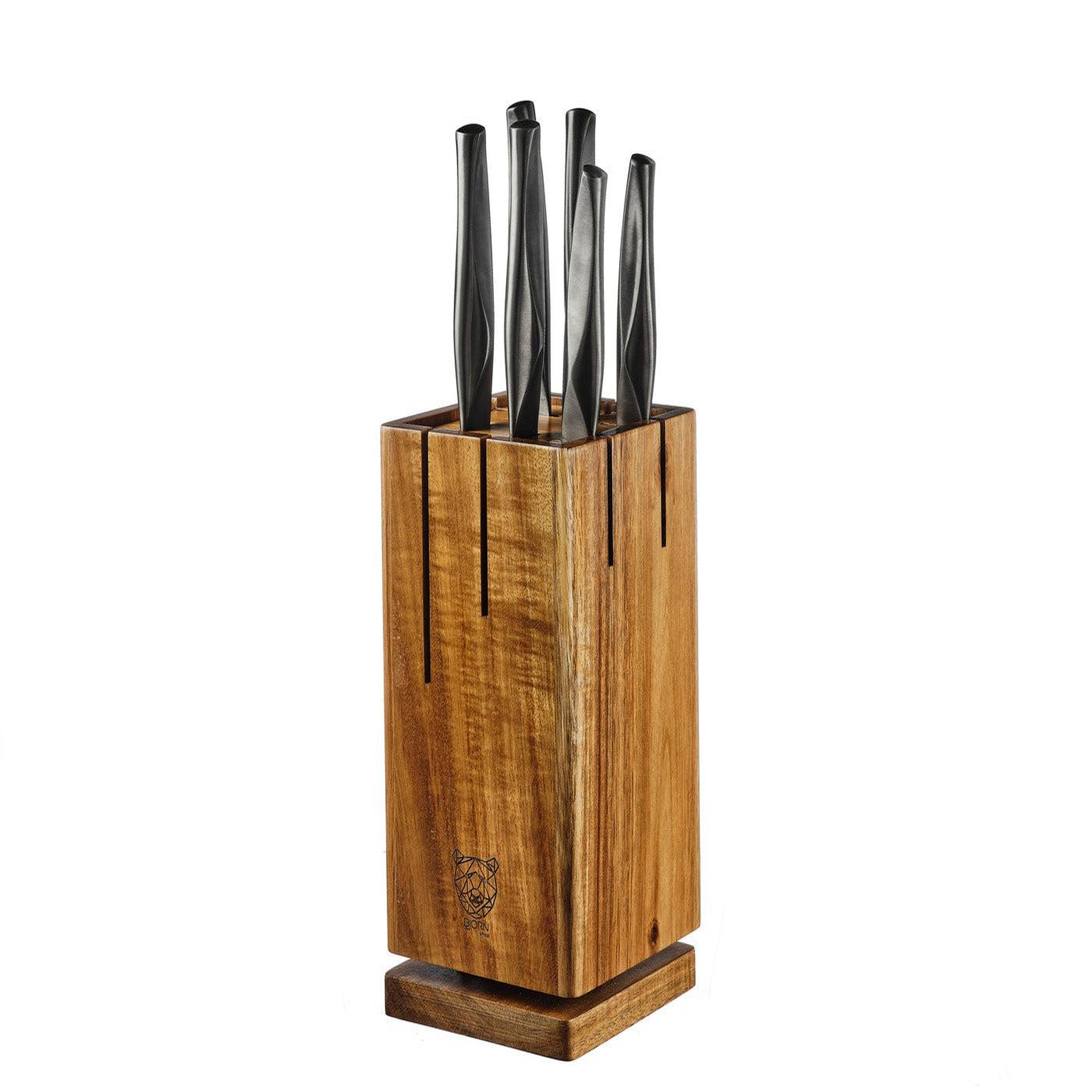 BJORN Bloc couteaux de cuisine larus skagen - 7 pièces