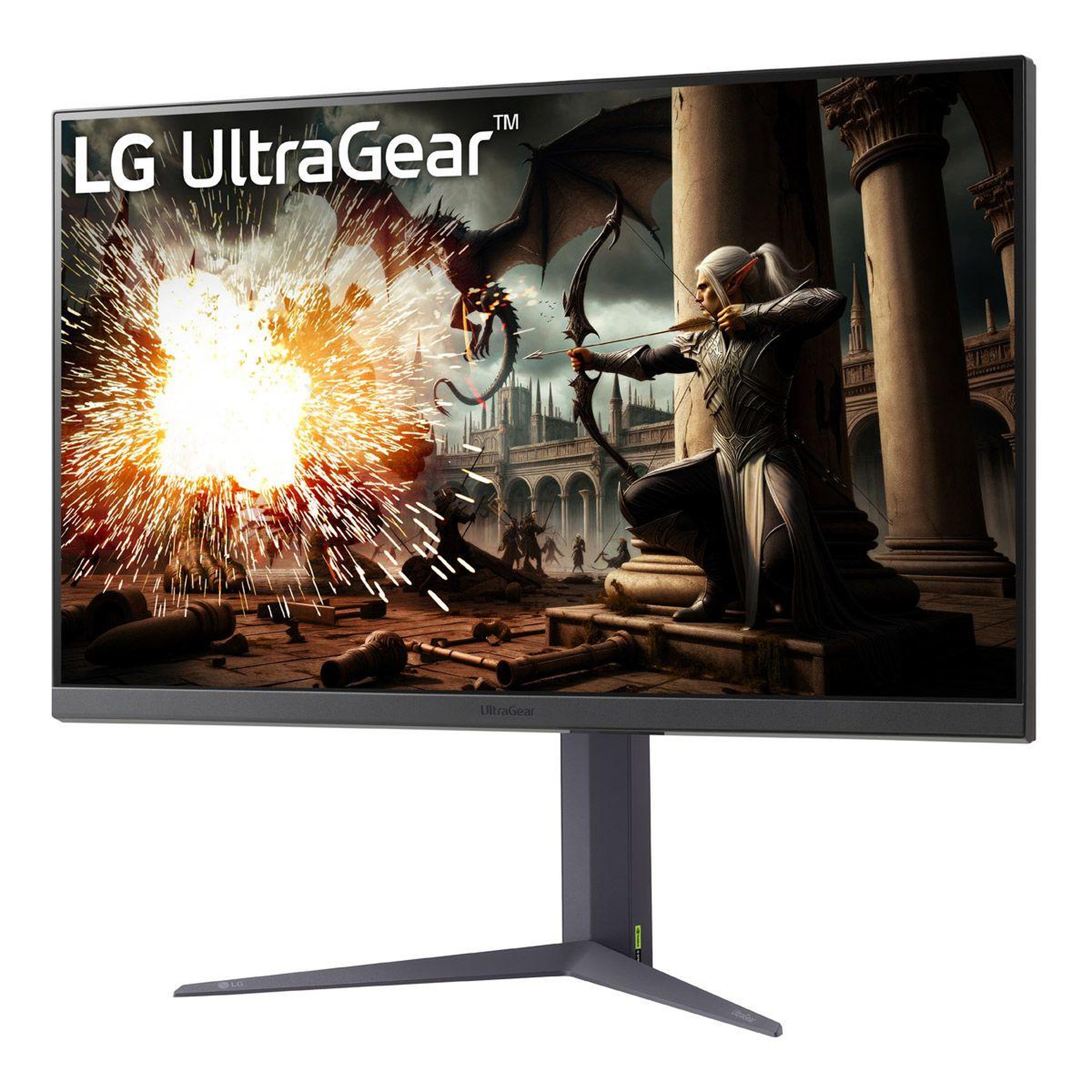 Voir la diapositive 2 : LG Ecran PC Gamer UltraGear 32GS75Q 32  QHD 180Hz IPS HDR 400 HDMI 2.1 AMD FreeSync & G-Sync