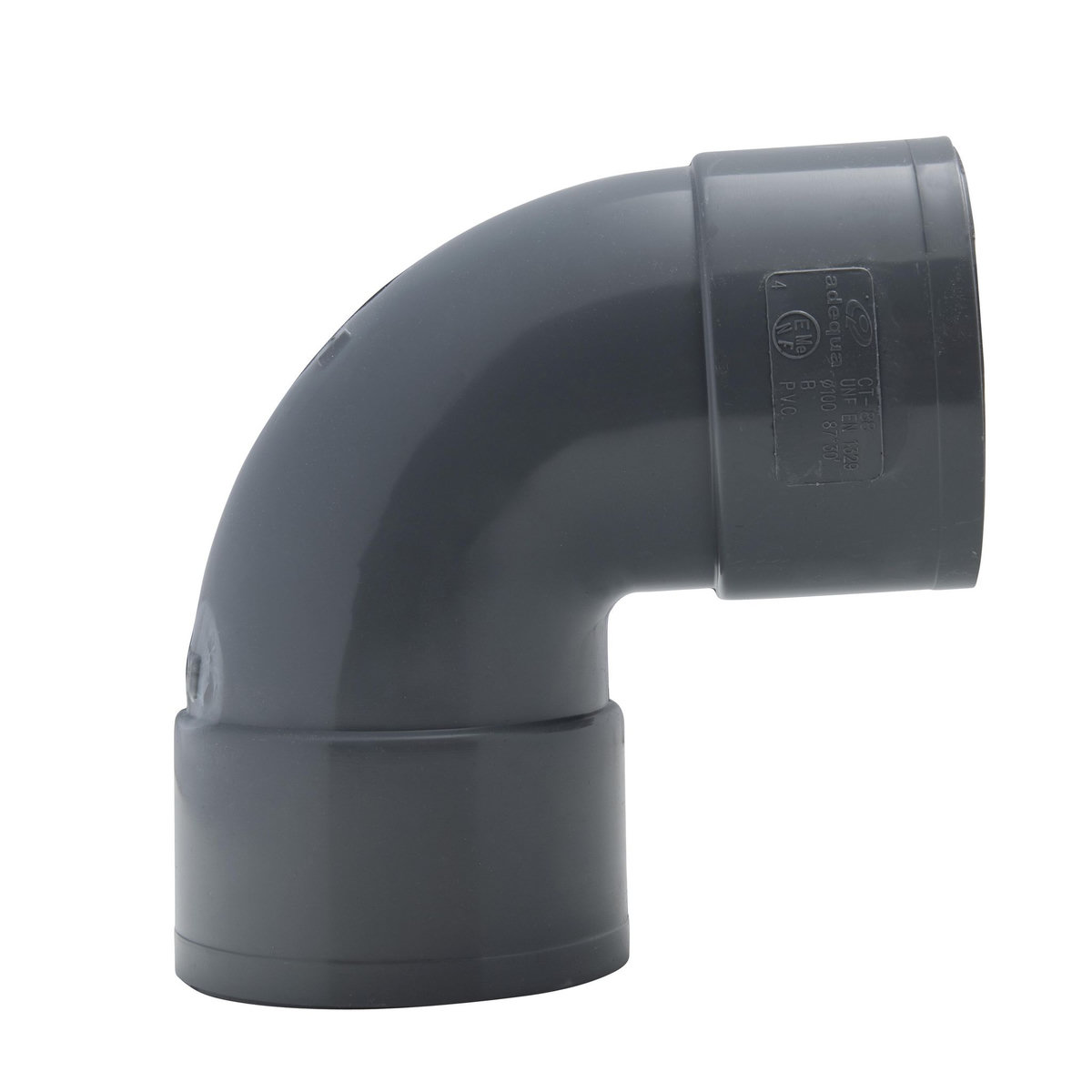 Jardibric Coude femelle-femelle 87° 30° ø100mm sfc