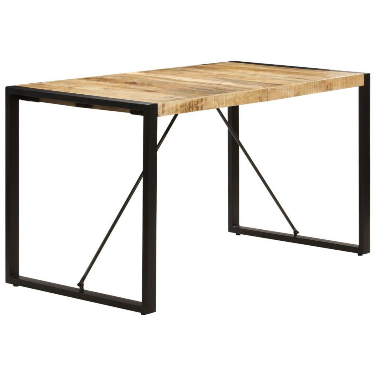 VIDAXL Table a manger 140x70x75 cm Bois de manguier massif