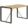 Voir la diapositive 3 : VIDAXL Table a manger 140x70x75 cm Bois de manguier massif