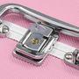 Voir la diapositive 6 : VIDAXL Mallette à maquillage 22x30x21 cm Rose Aluminium