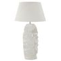 Voir la diapositive 1 : Paris Prix Lampe à Poser en Céramique  Warsaw  83cm Blanc