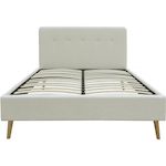 Habitat et Jardin Lit tissu bouclette  Nemo  - 160 x 200 cm - Crème