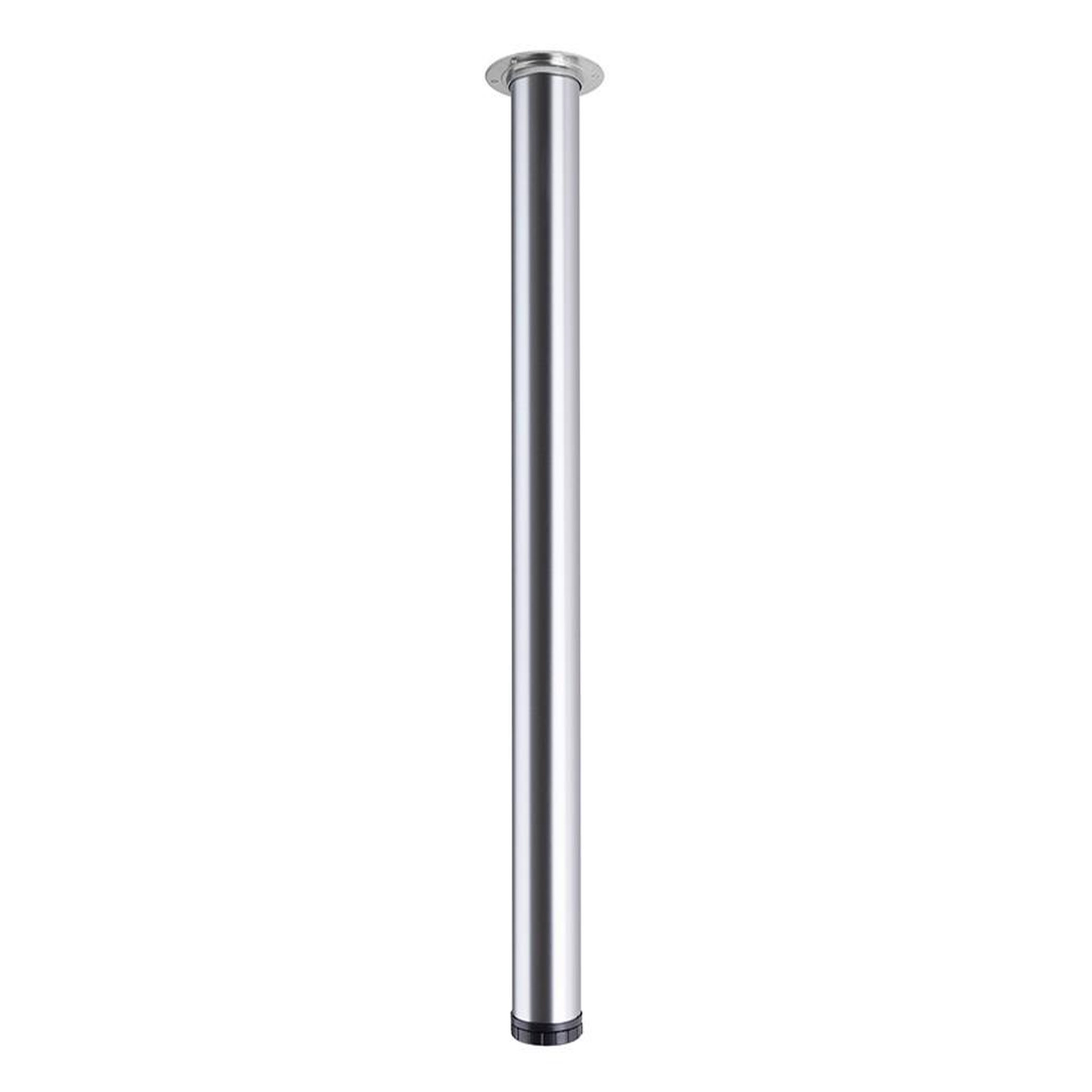 CENTRALE BRICO Pied de table Legs TS001, 710R/60mm, acier inoxydable (acier brossé)