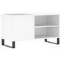 Voir la diapositive 2 : VIDAXL Armoire a disques blanc 85x38x48 cm bois d'ingenierie