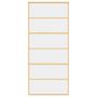 Voir la diapositive 4 : VIDAXL Porte coulissante dore 90x205 cm verre ESG clair et aluminium