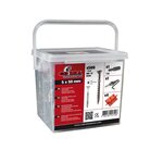 CENTRALE BRICO Seau de 500 vis, 1 foret, 1 embout et 4 espaceurs, L.0.14 x l.0.12 m