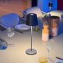 Voir la diapositive 3 : Lumisky Lampe de table sans fil LED KELLY Gris Metal H38CM