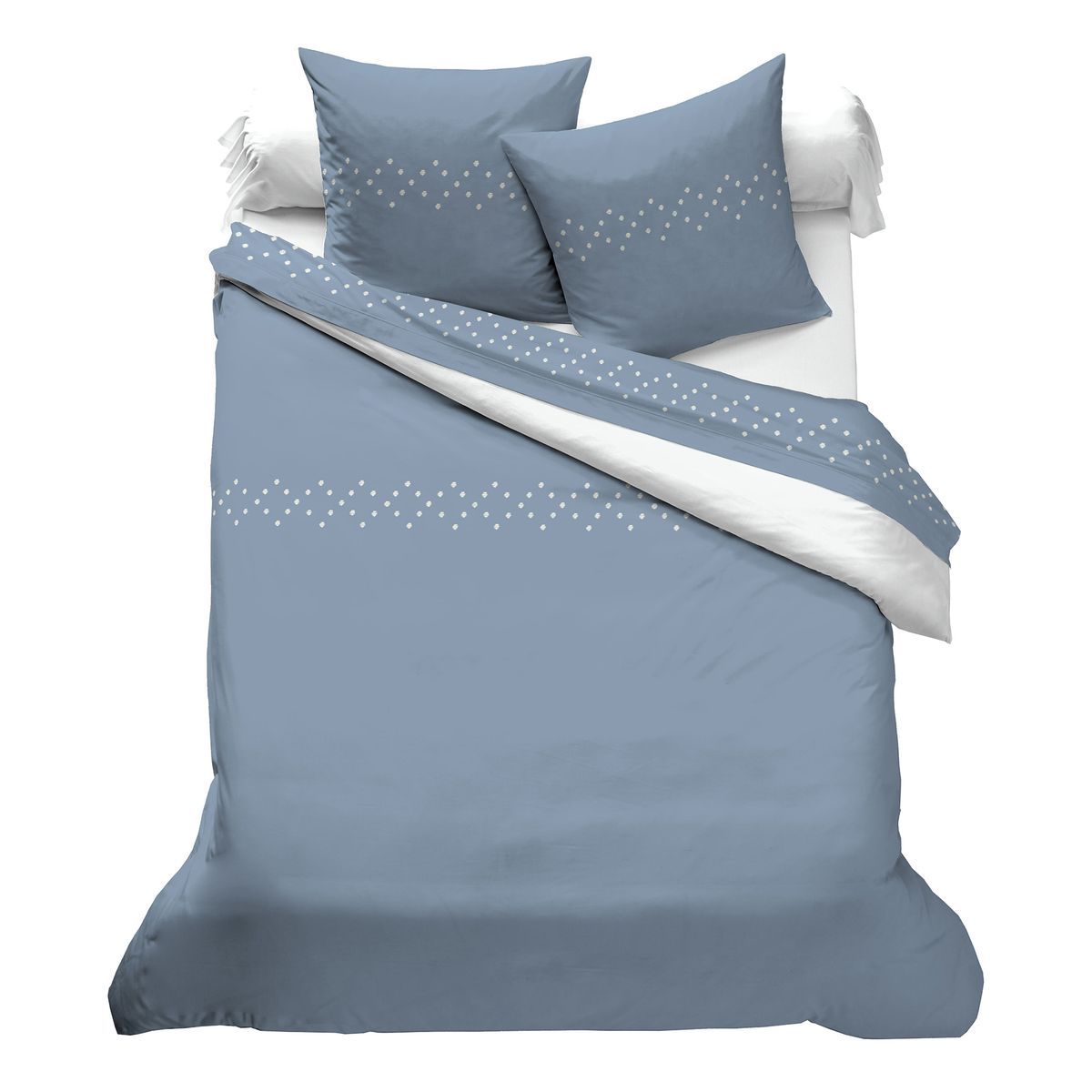 Parure housse de couette fantaisie en coton 57 fils SERENA