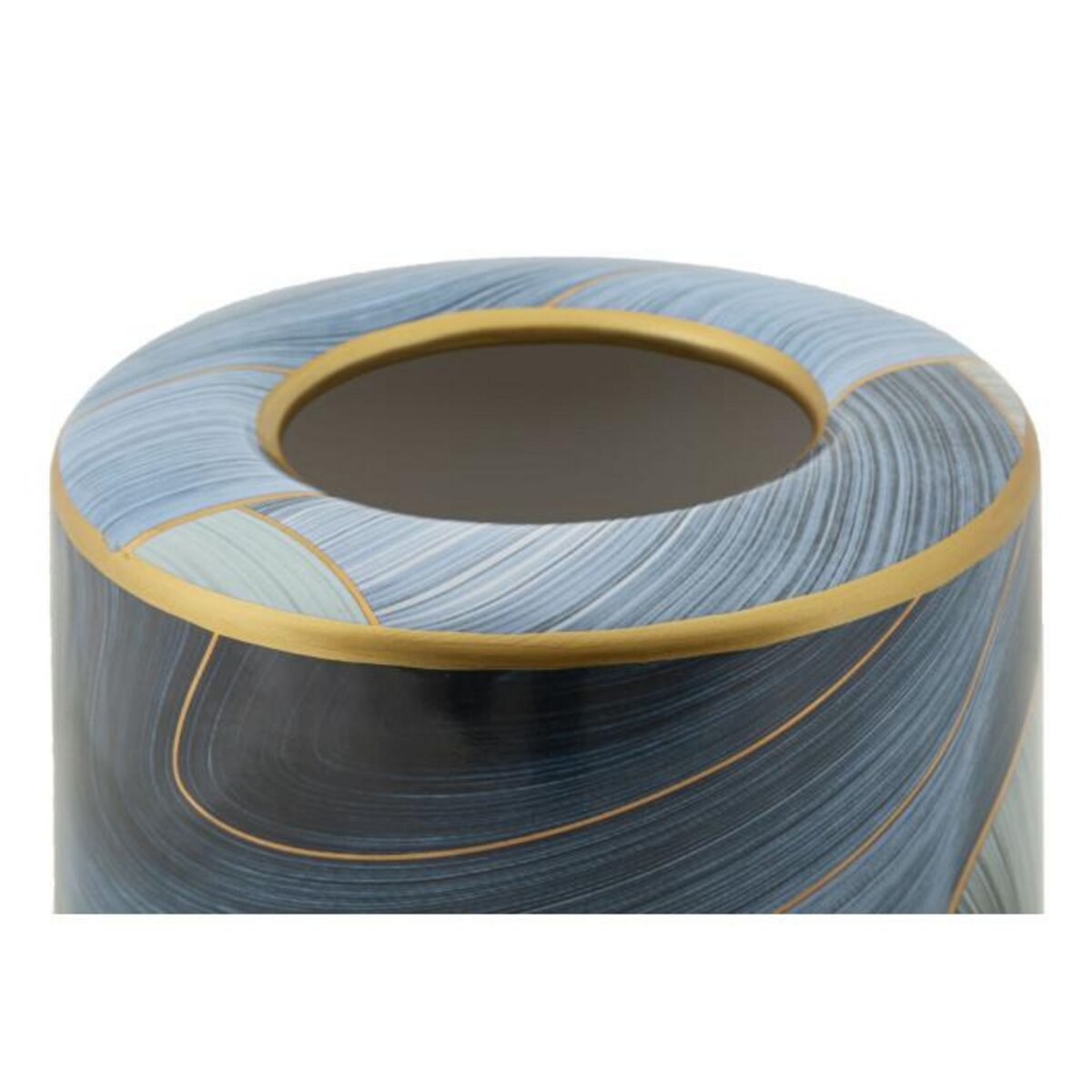 Paris Prix Vase Cylindrique en Céramique  Elegant  24cm Bleu