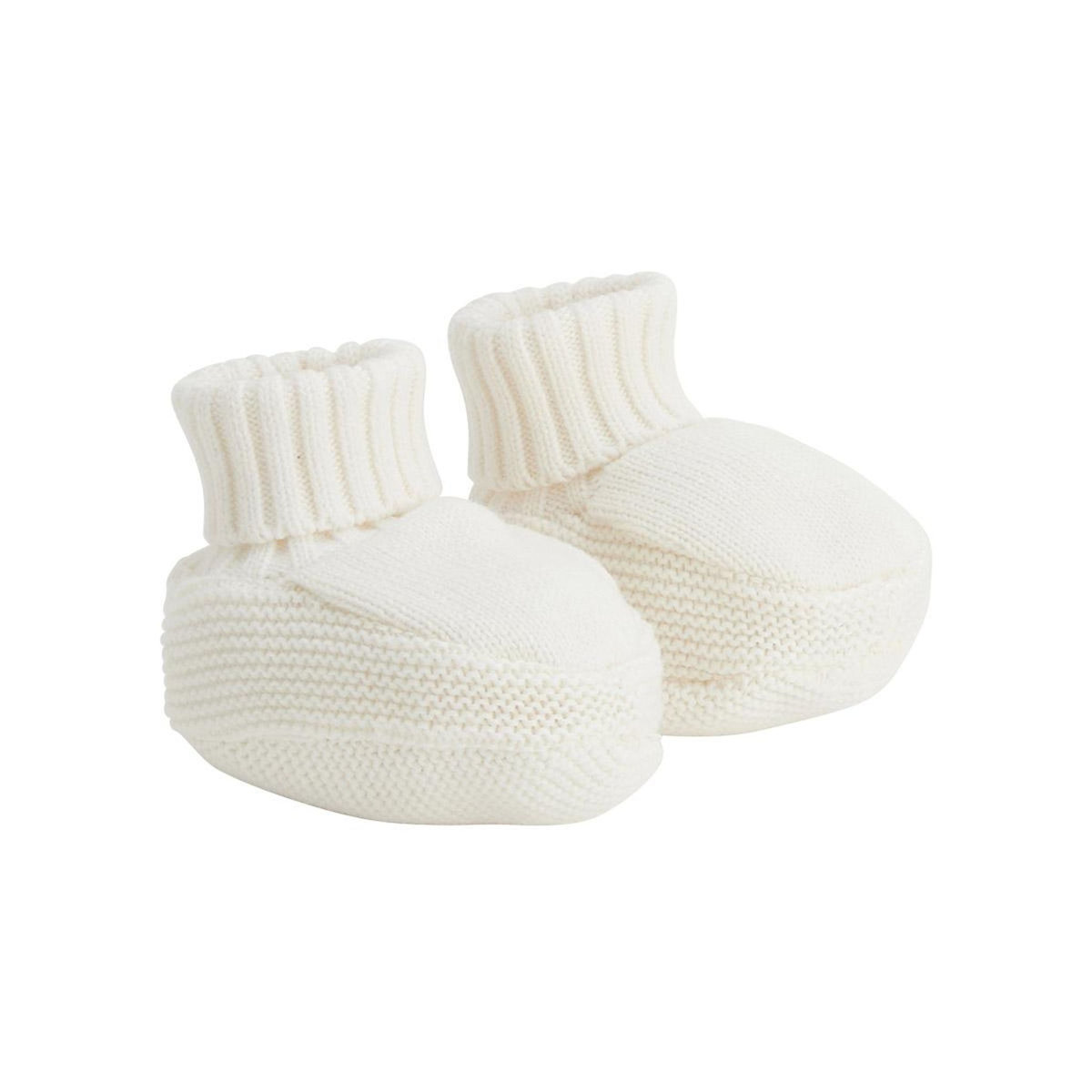 Petit Béguin Bonnet bébé et chaussons en tricot Hello Baby