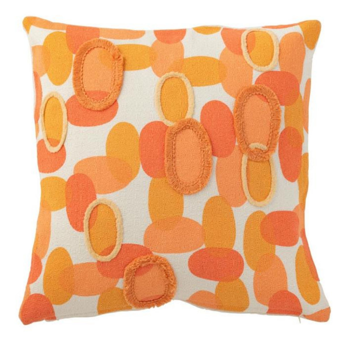 Paris Prix Coussin Déco  Papaya  43x43cm Orange