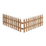 Voir la diapositive 1 : ATMOSPHERA Clôture Pour Crèche de Noël  Bois  90cm Marron