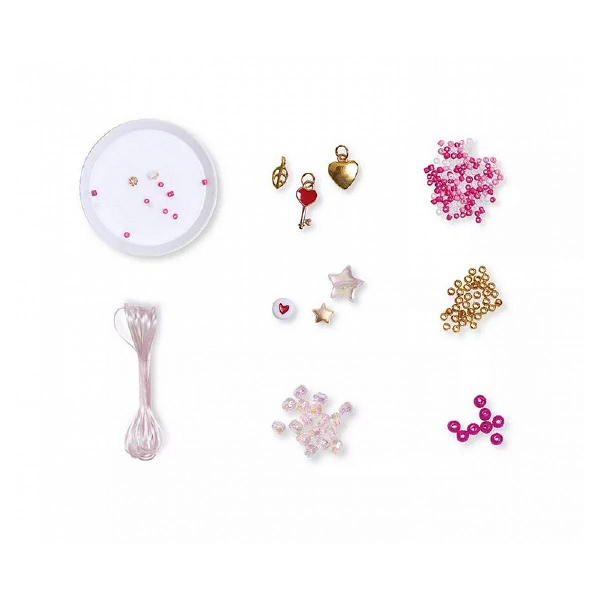 Juratoys-Janod 10 bagues en perles Lovely a creer