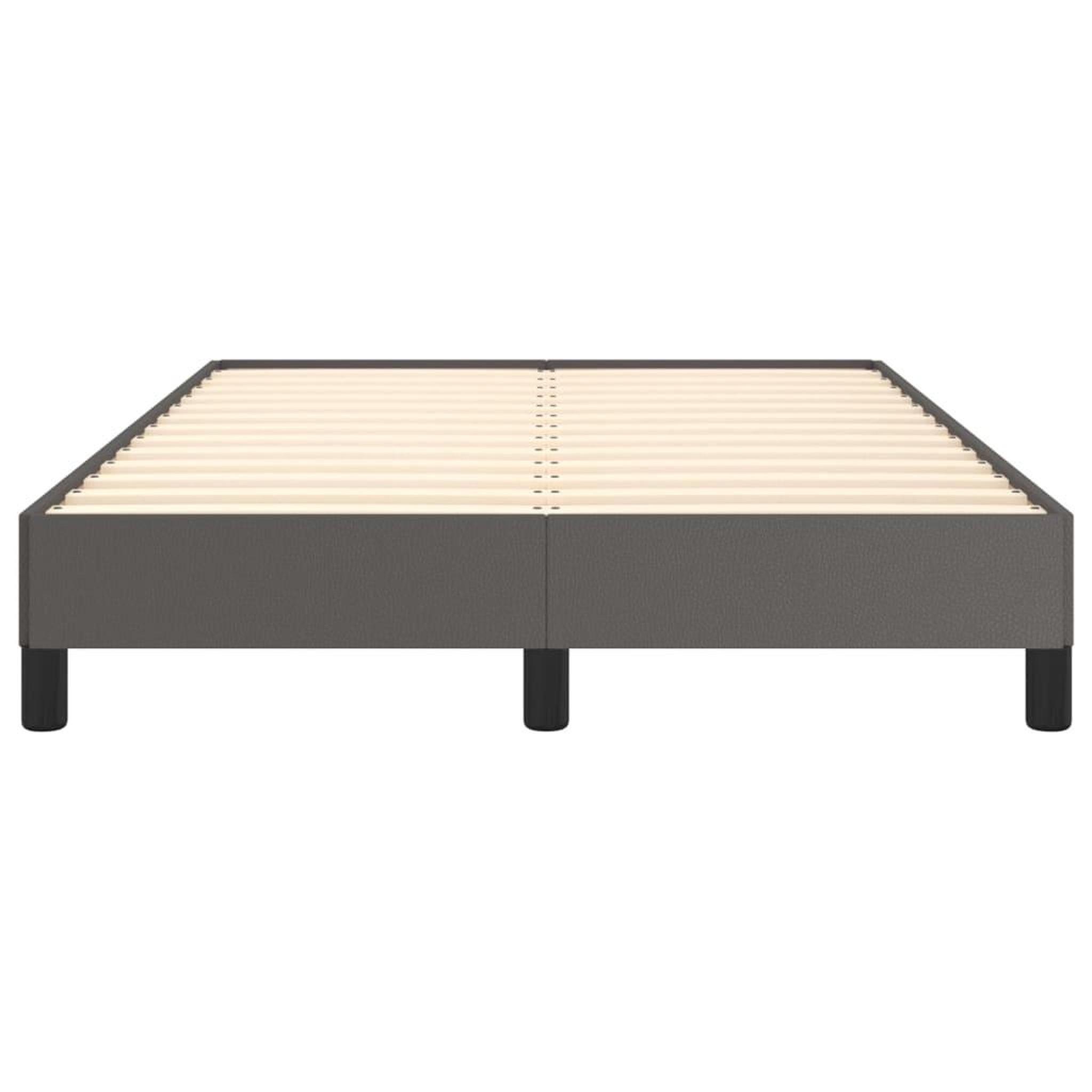 Voir la diapositive 5 : VIDAXL Cadre de lit sans matelas gris 120x200 cm similicuir