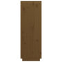 Voir la diapositive 4 : VIDAXL Buffet haut Marron miel 89x40x116,5 cm Bois massif de pin