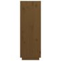 Voir la diapositive 4 : VIDAXL Buffet haut Marron miel 89x40x116,5 cm Bois massif de pin