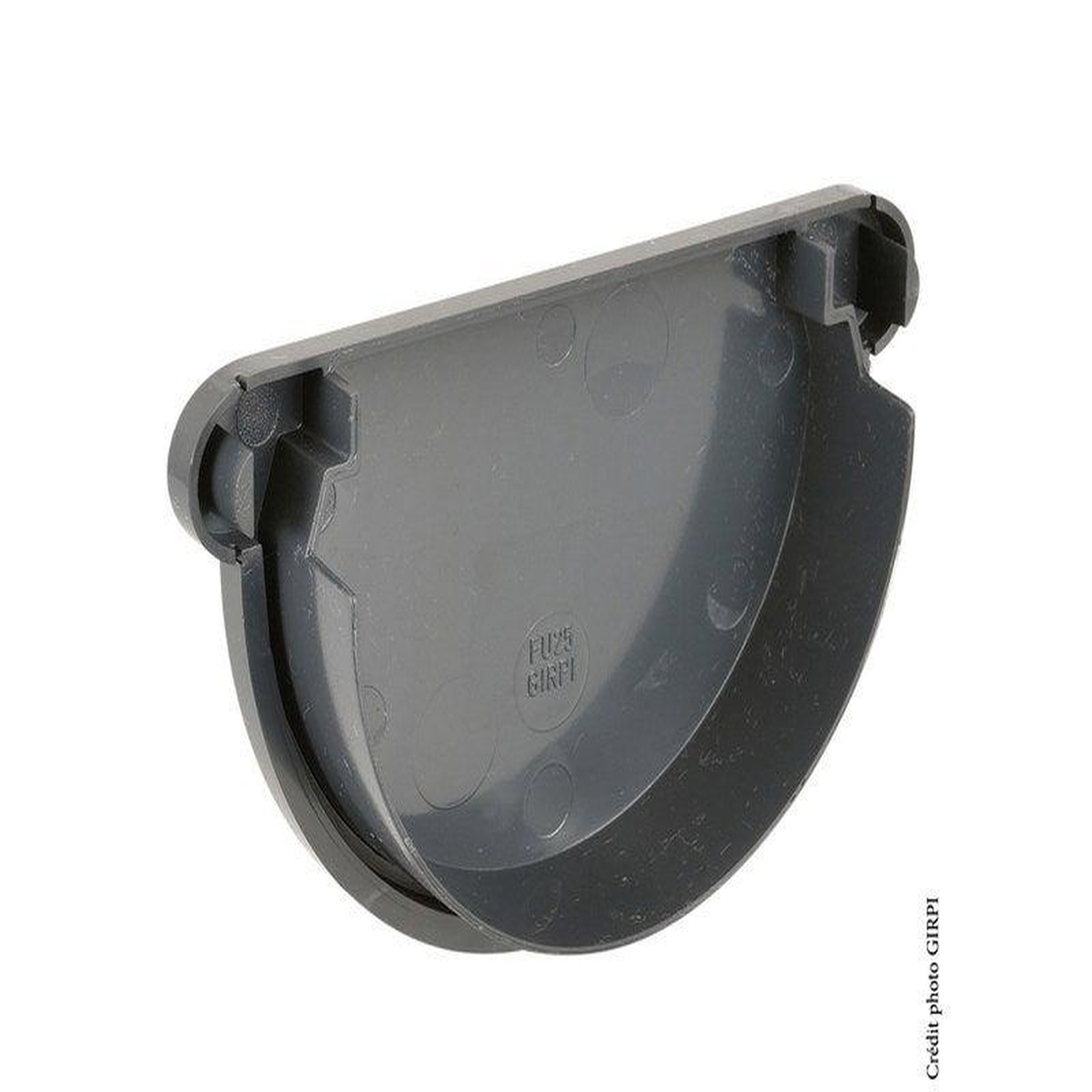 GIRPI Fond à joint pvc ardoise GIRPI, Dév.16 cm Diam.50 mm