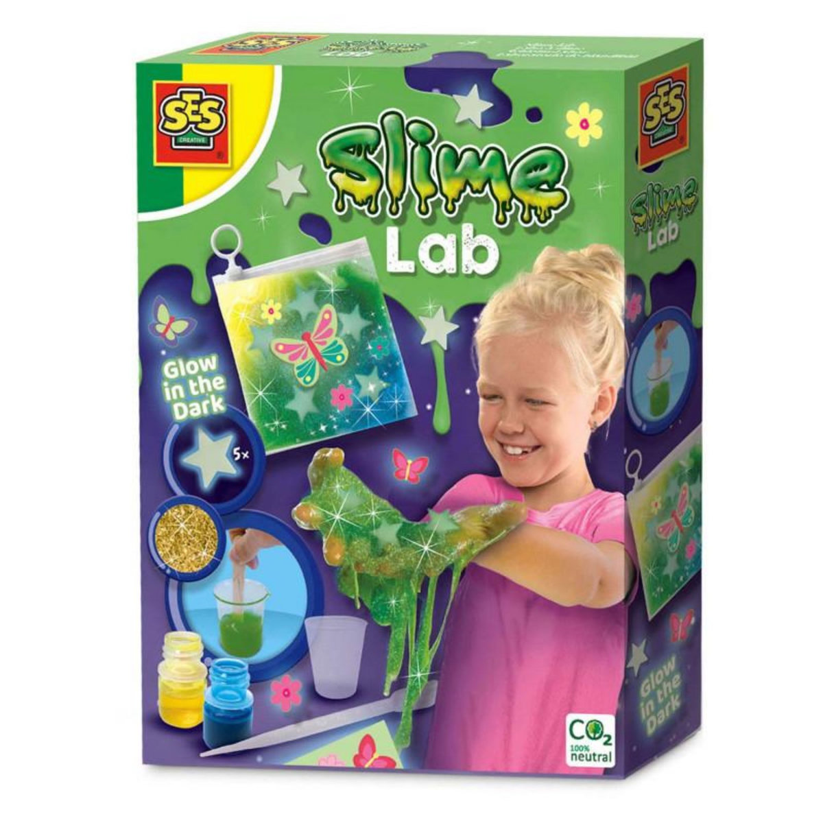 SES SES Slime Lab - Glow in the Dark 15015