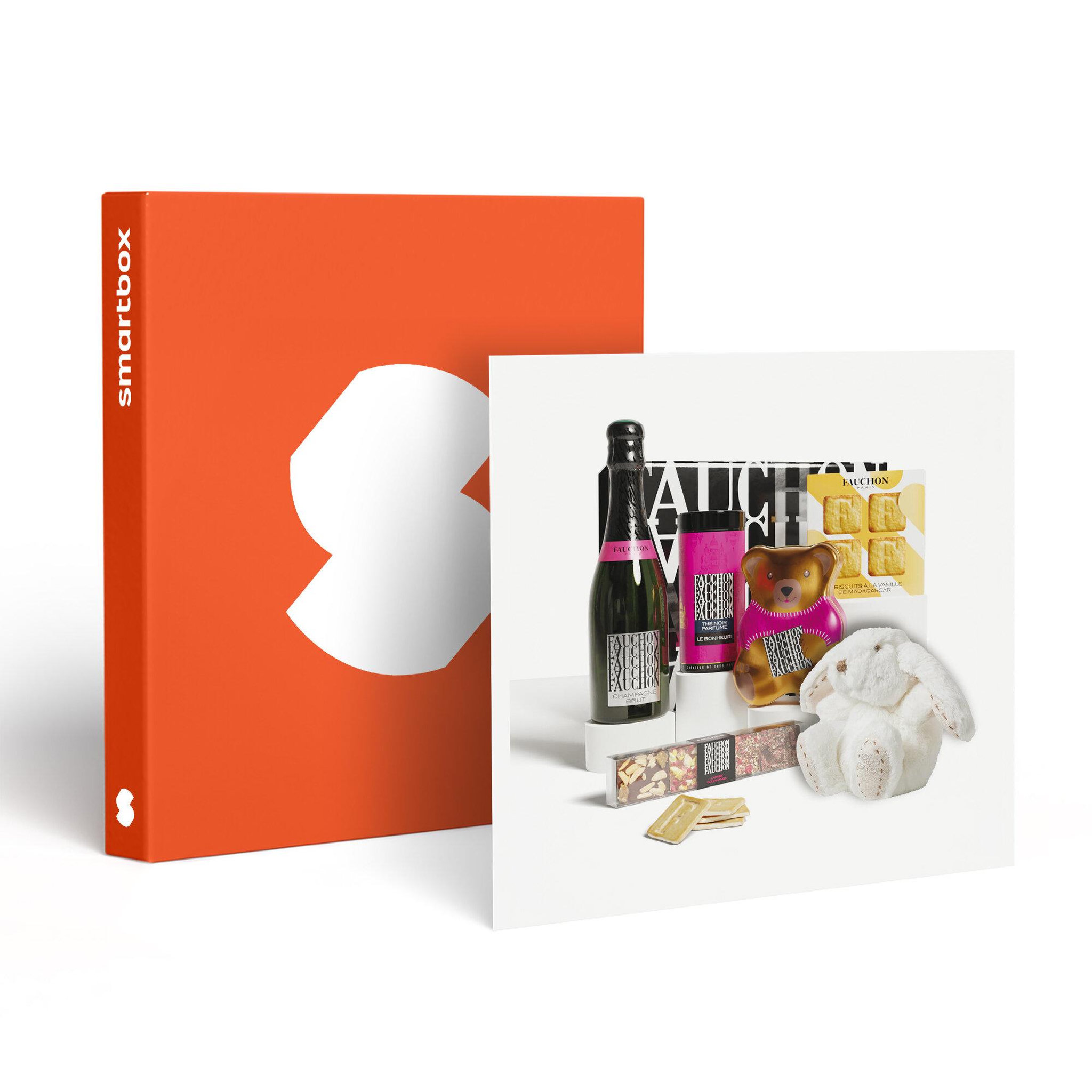 Smartbox Coffret naissance champagne fauchon : assortiment de délices sucrés livré à domicile - coffret cadeau gastronomie
