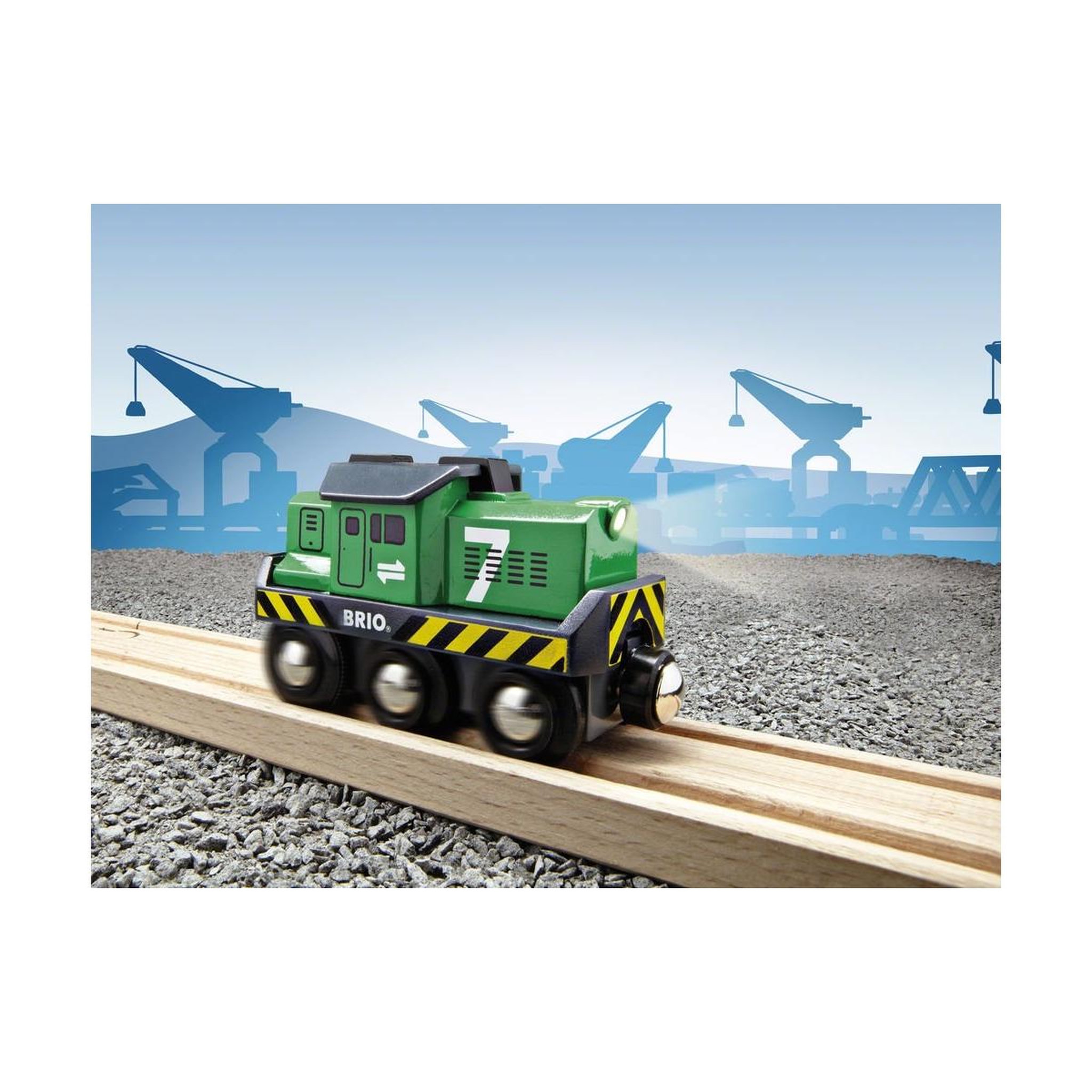 Voir la diapositive 4 : Brio 33214 Locomotive de Fret a pile