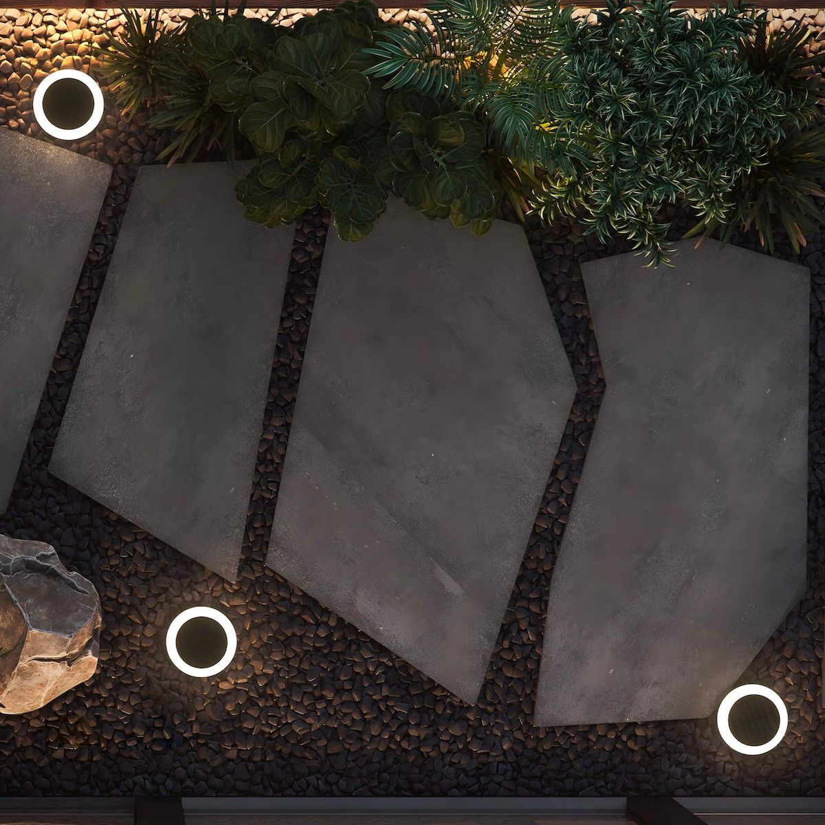 Lumisky Spot solaire SOLIA SPIKE Blanc Plastique D16cm