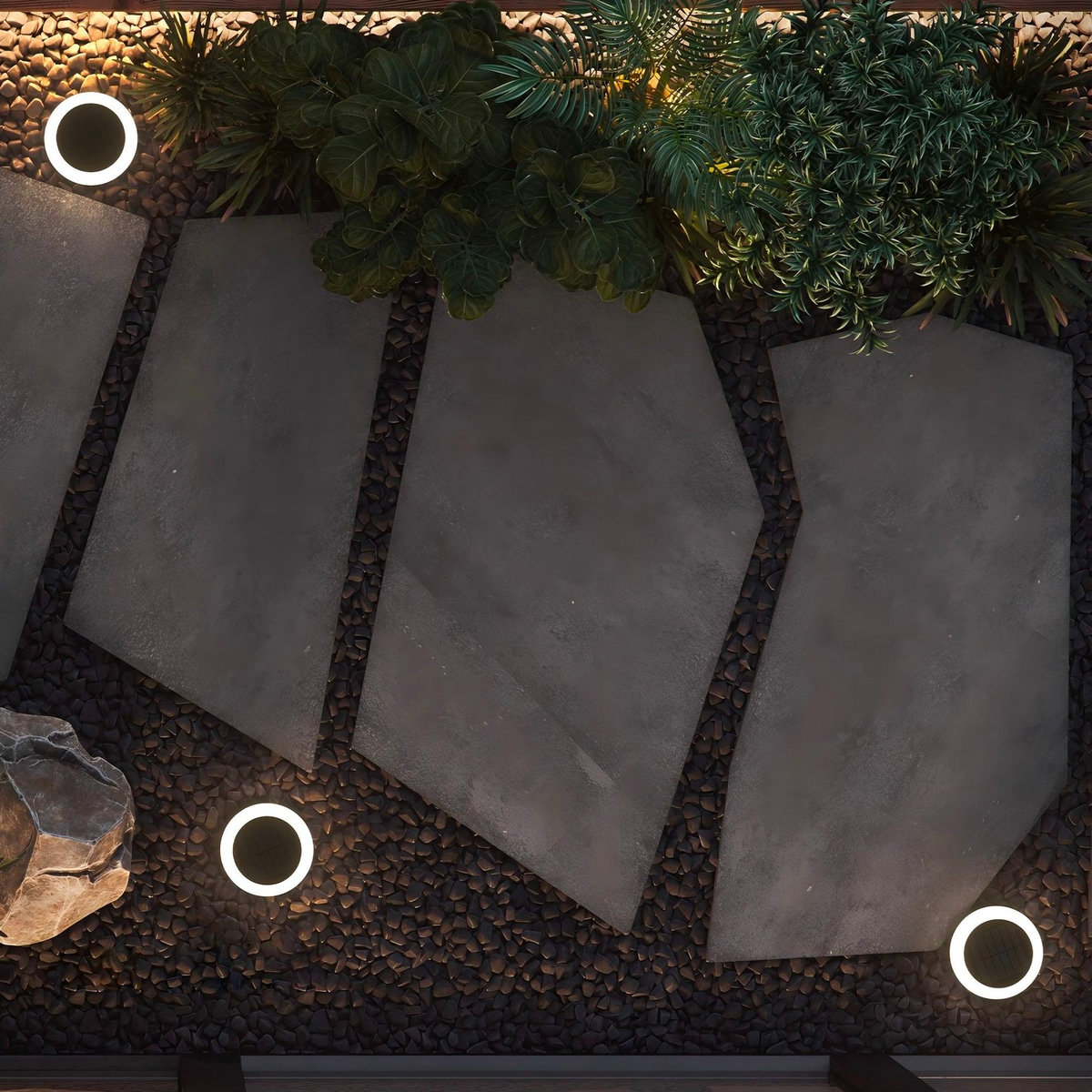 Lumisky Spot solaire SOLIA Blanc Plastique D16cm