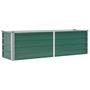 Voir la diapositive 2 : VIDAXL Lit sureleve de jardin Acier galvanise 160x40x45 cm Vert