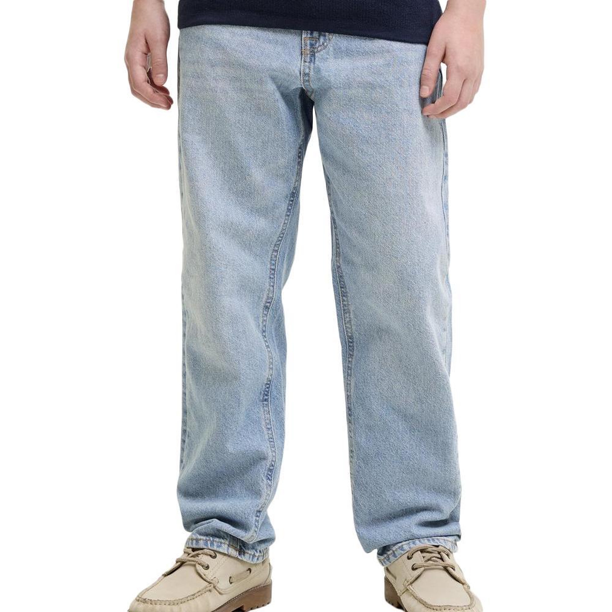 Jack & Jones Jean large bleu garçon jack & jones original 955. Coloris disponibles : Bleu