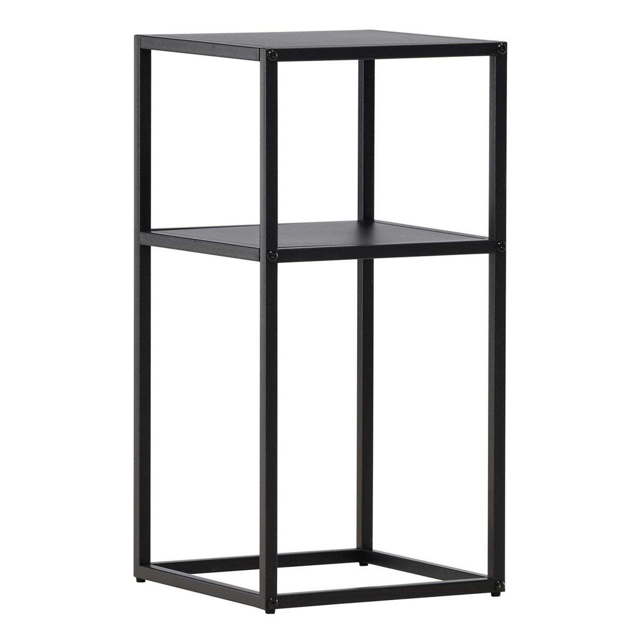 Paris Prix Table d'appoint en métal  punta arenas  60cm noir