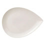 Voir la diapositive 1 : SECRET DE GOURMET Assiette de Présentation  Goutte  40cm Blanc