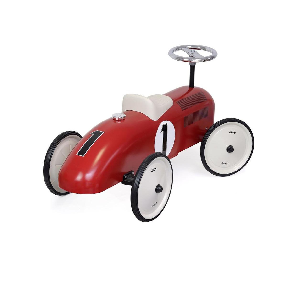 Vilac Porteur voiture vintage rouge -