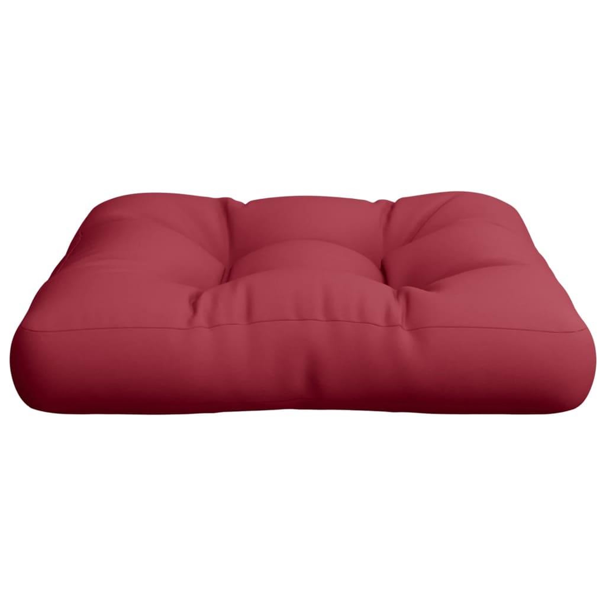 Voir la diapositive 5 : VIDAXL Coussin de palette rouge bordeaux 50x50x12 cm tissu