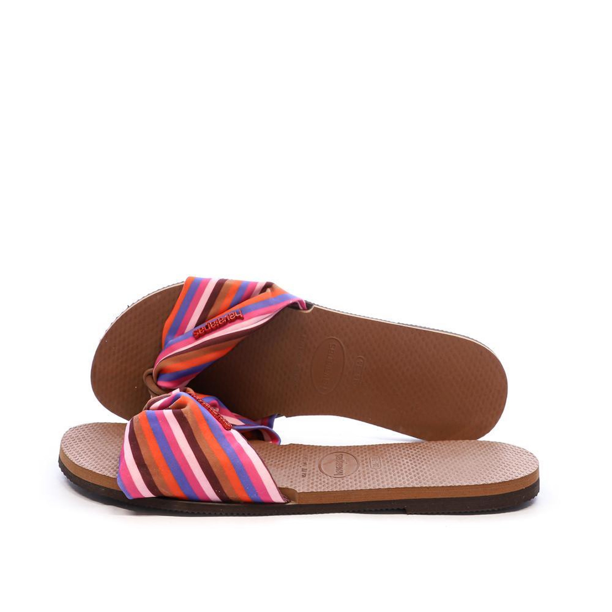Voir la diapositive 1 : HAVAIANAS Tongs Rouge/Bleu Femme Havaianas Tropez