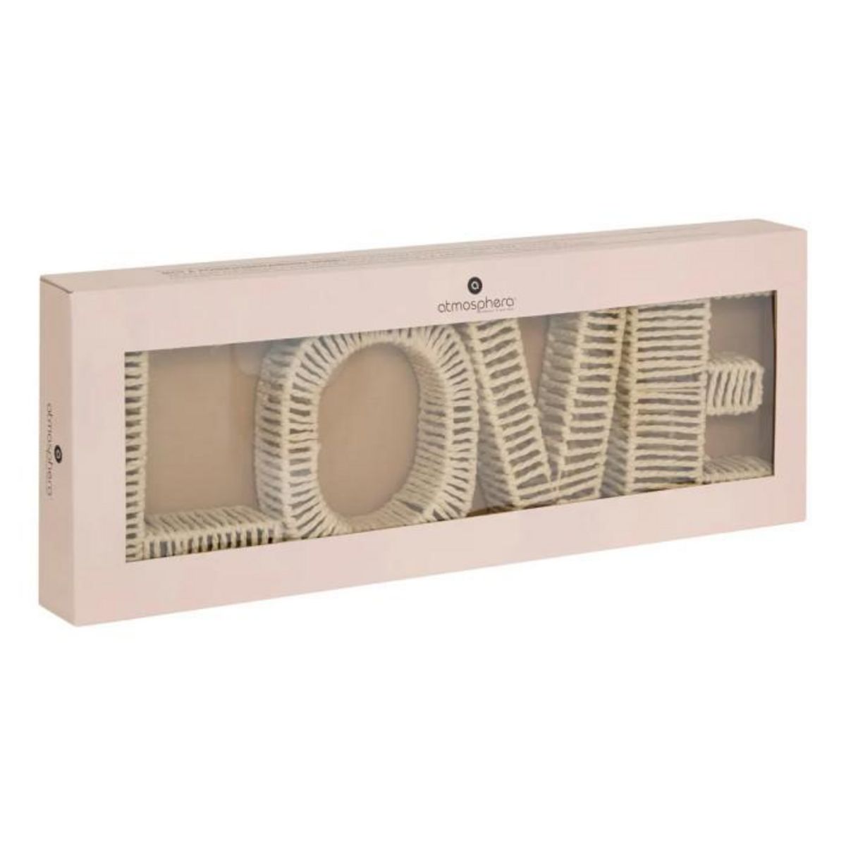 ATMOSPHERA Mot Déco à Poser  Love  59cm Naturel
