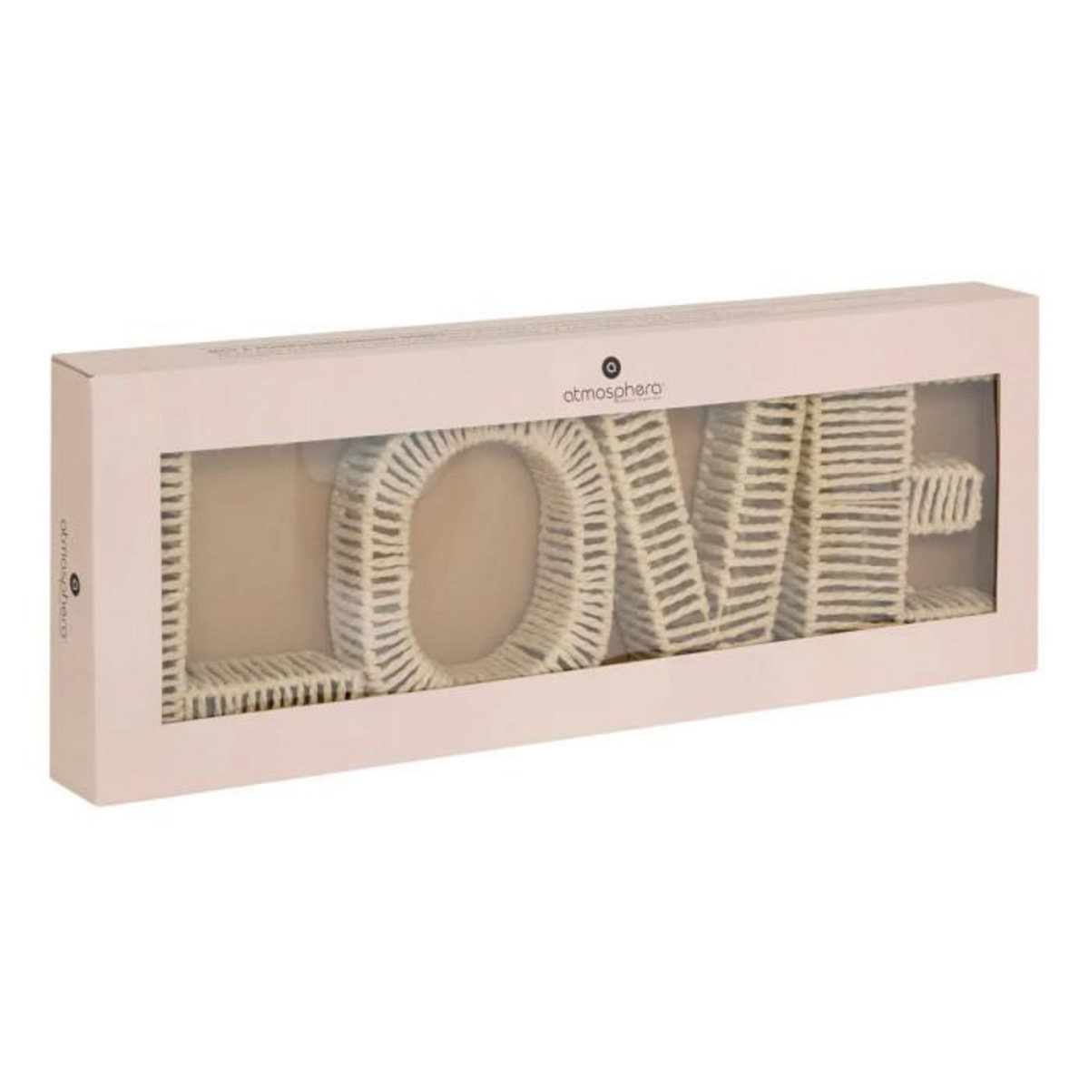 ATMOSPHERA Mot Déco à Poser  Love  59cm Naturel