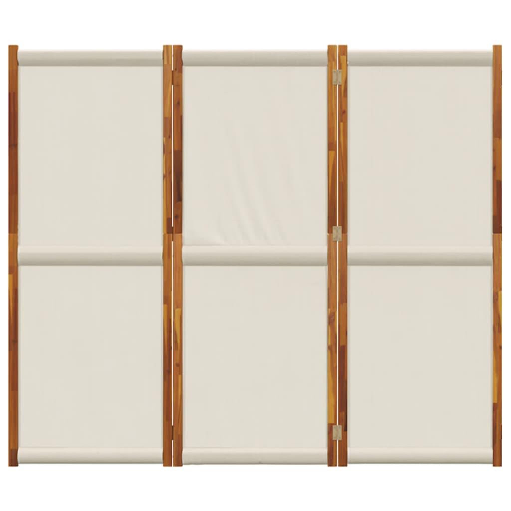Voir la diapositive 4 : VIDAXL Cloison de separation 3 panneaux gris clair 210x180 cm
