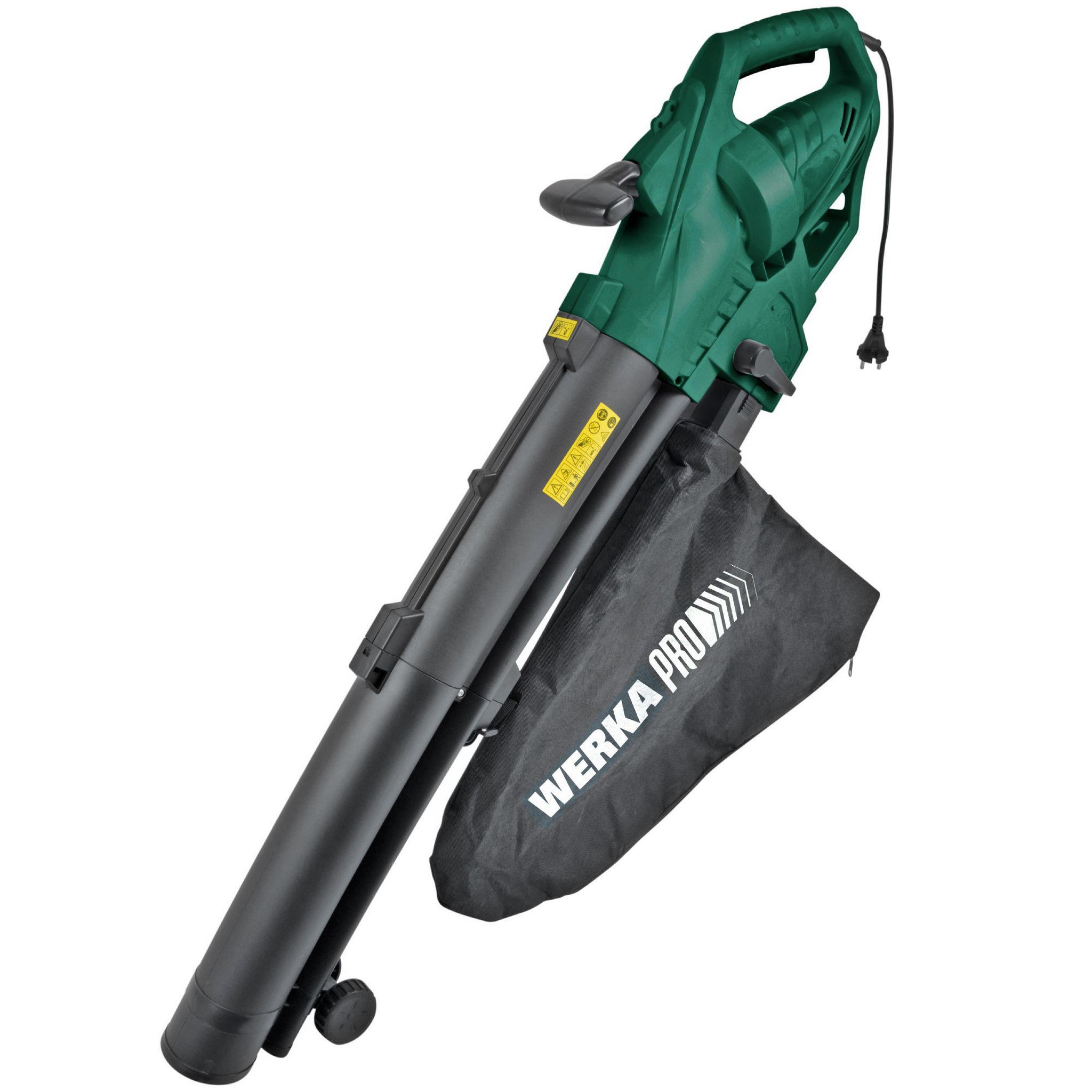 WERKAPRO Aspirateur souffleur broyeur  de feuilles werka pro 3000w
