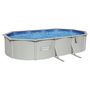 Voir la diapositive 4 : BESTWAY Piscine hors sol acier ovale - 6,10x 3,60 x H 1,20 m -  HYDRIUM