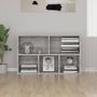 Voir la diapositive 3 : VIDAXL Bibliotheque/Buffet sonoma gris 50x25x80 cm bois d'ingenierie