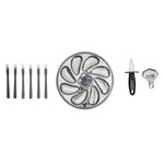 Paris Prix Coffret à Huître  9 pièces  23cm Gris